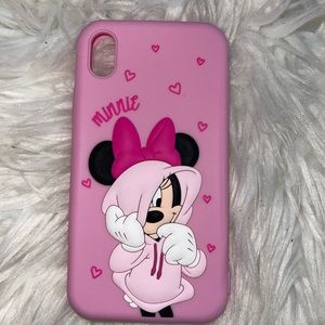 Iphone xr silicone case Minnie mouse.